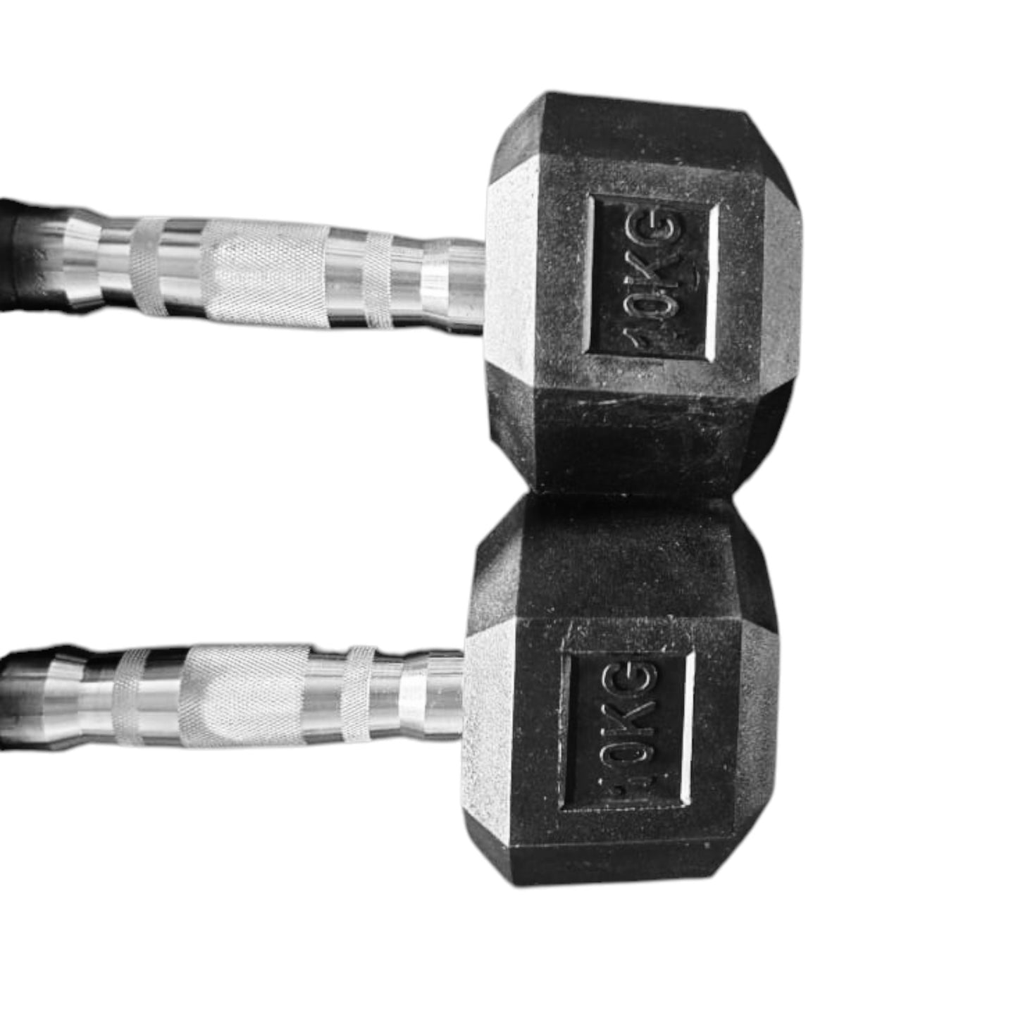 Black Hex Dumbbells