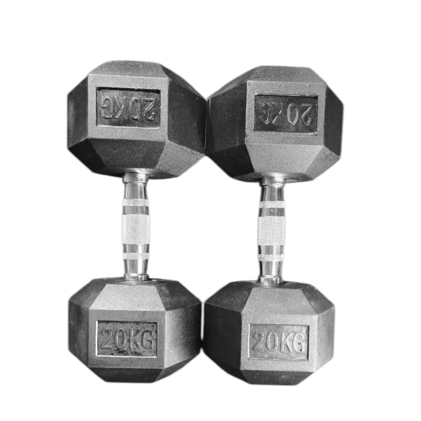 Black Hex Dumbbells