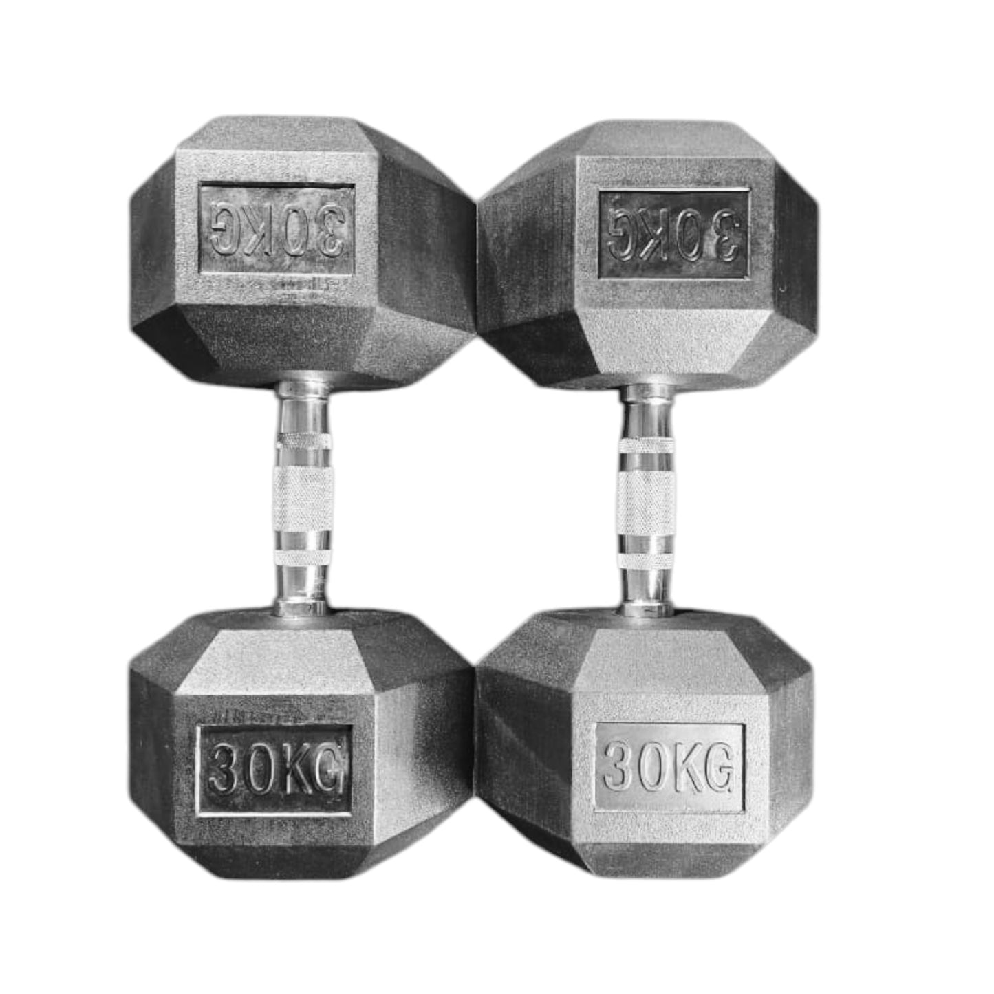 Black Hex Dumbbells