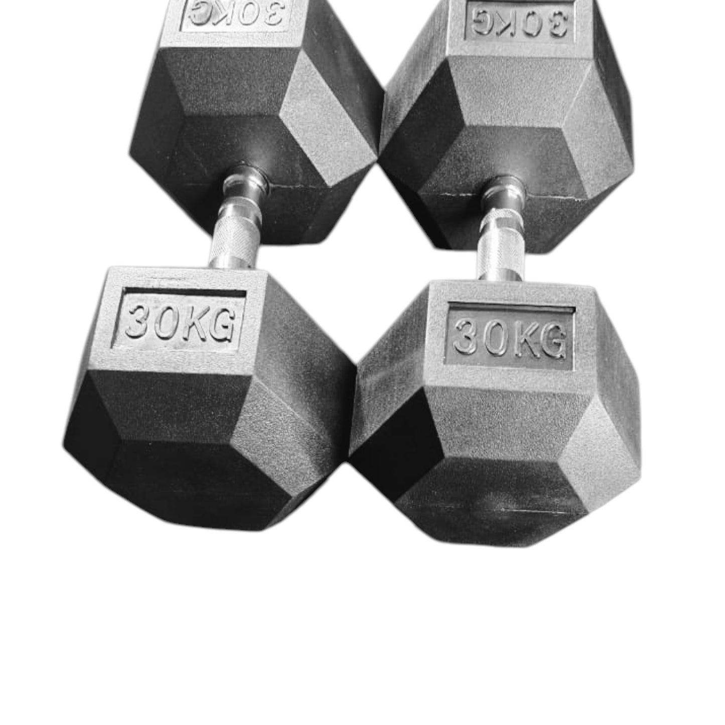 Black Hex Dumbbells