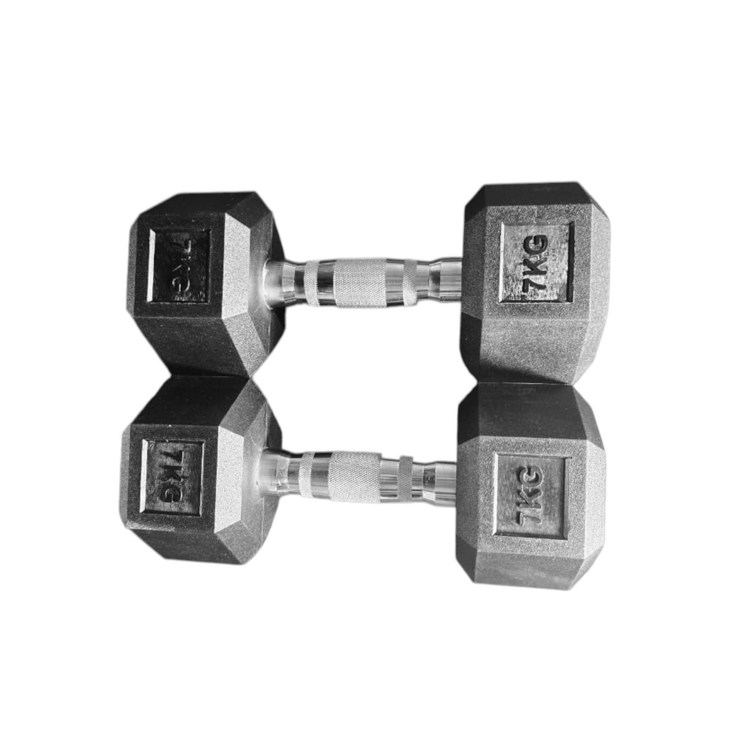 Black Hex Dumbbells