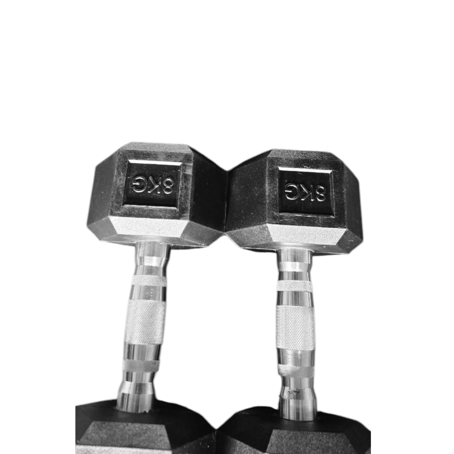 Black Hex Dumbbells