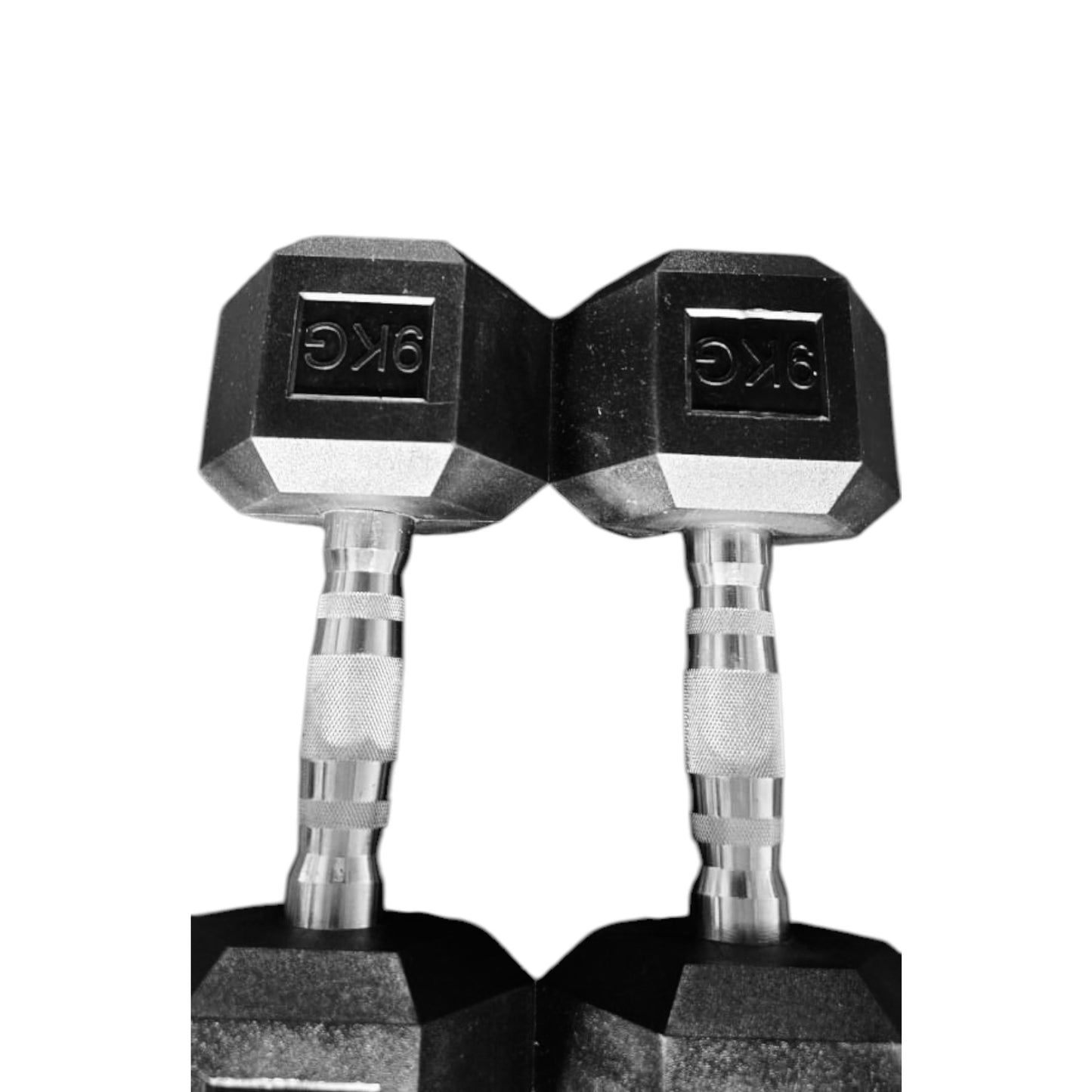 Black Hex Dumbbells