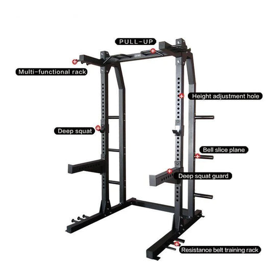 Australia Force Power Rack with Plate Holders | Heavy-Duty Commercial Gym Rack