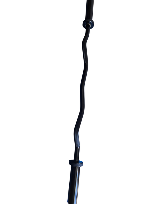 Olympic black curl bearing bar |400lb max capacity