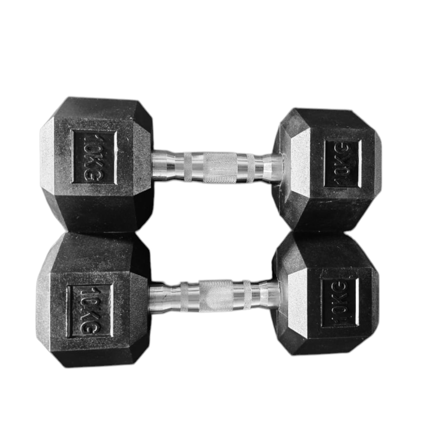 Black Hex Dumbbells
