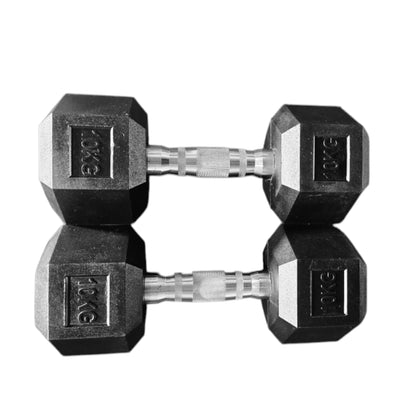 Black Hex Dumbbells