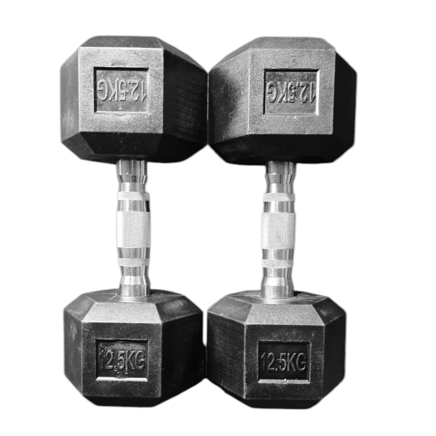 Black Hex Dumbbells