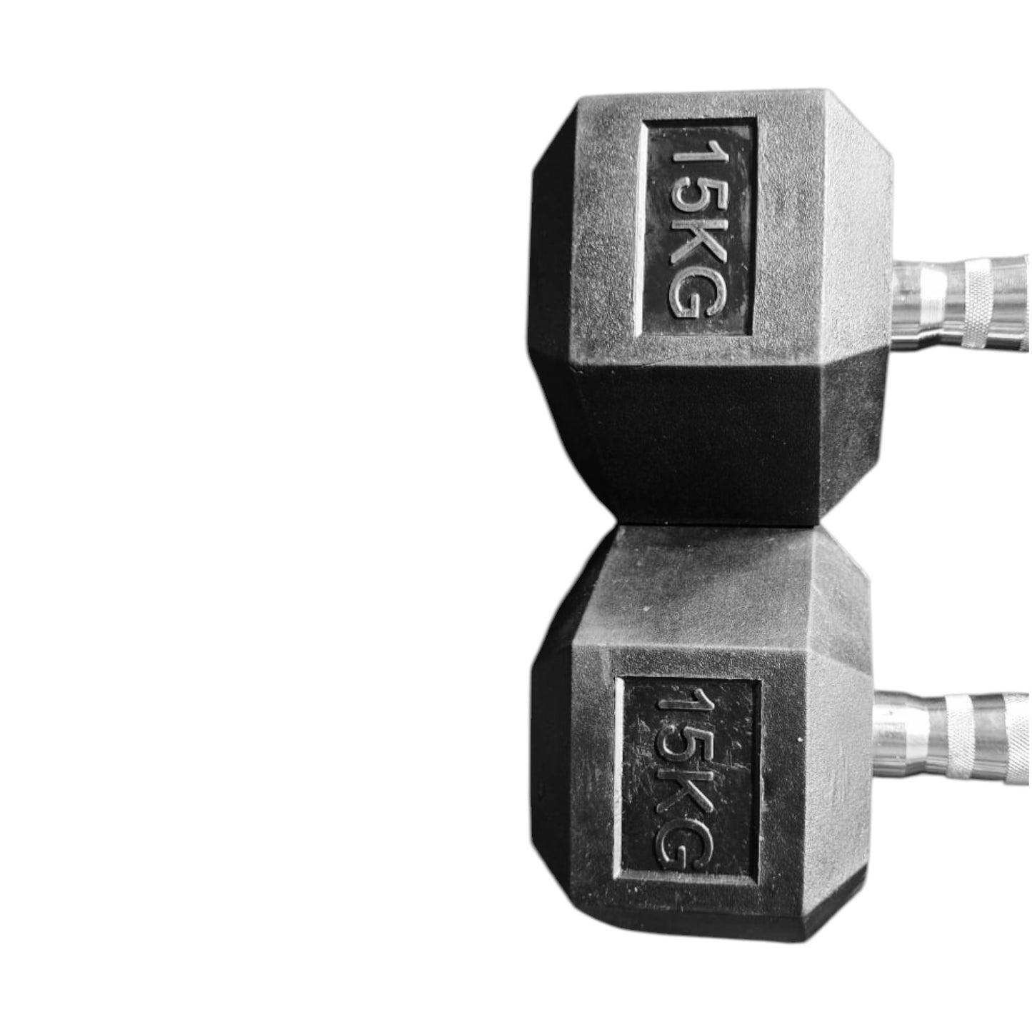 Black Hex Dumbbells