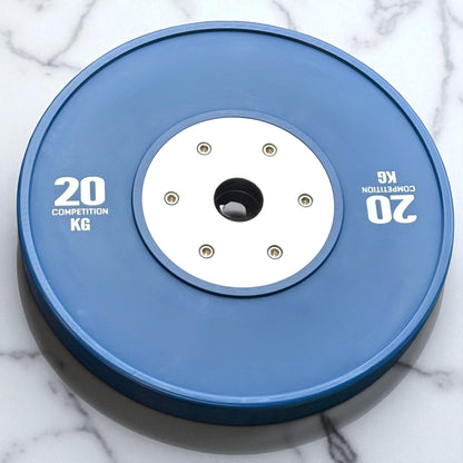 Competition Color Bumper Plates (10kg–25kg) – IWF Standard