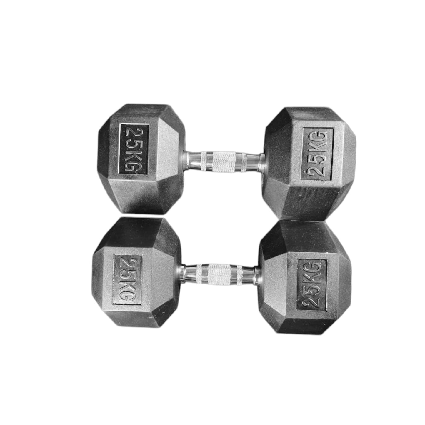 Black Hex Dumbbells