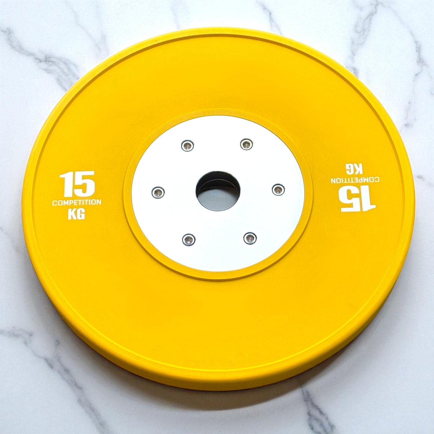 Competition Color Bumper Plates (10kg–25kg) – IWF Standard