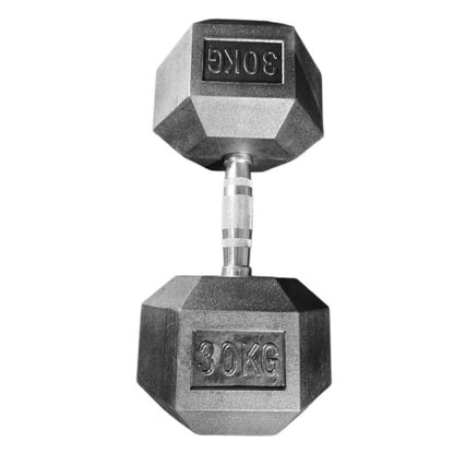 Black Hex Dumbbells