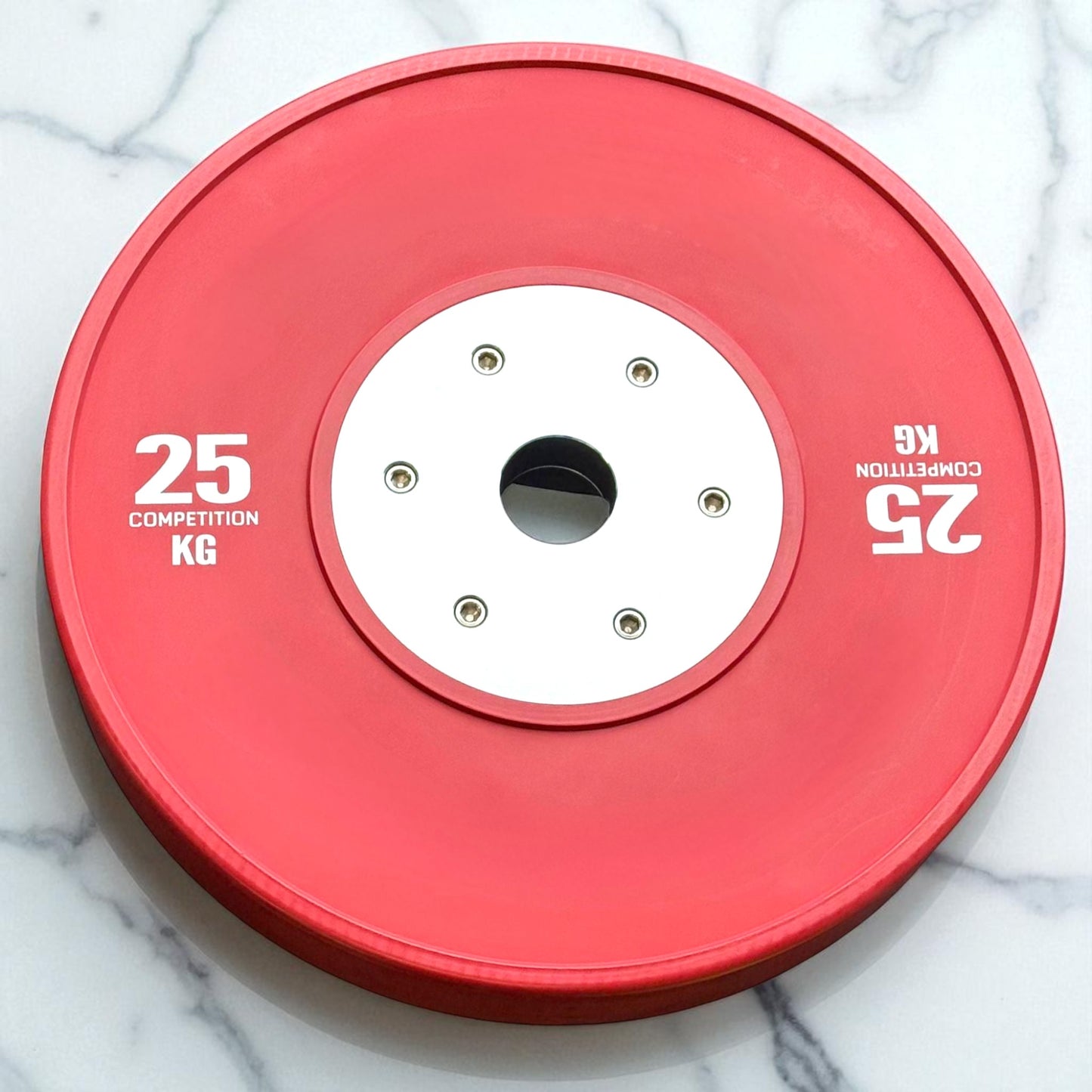 Competition Color Bumper Plates (10kg–25kg) – IWF Standard