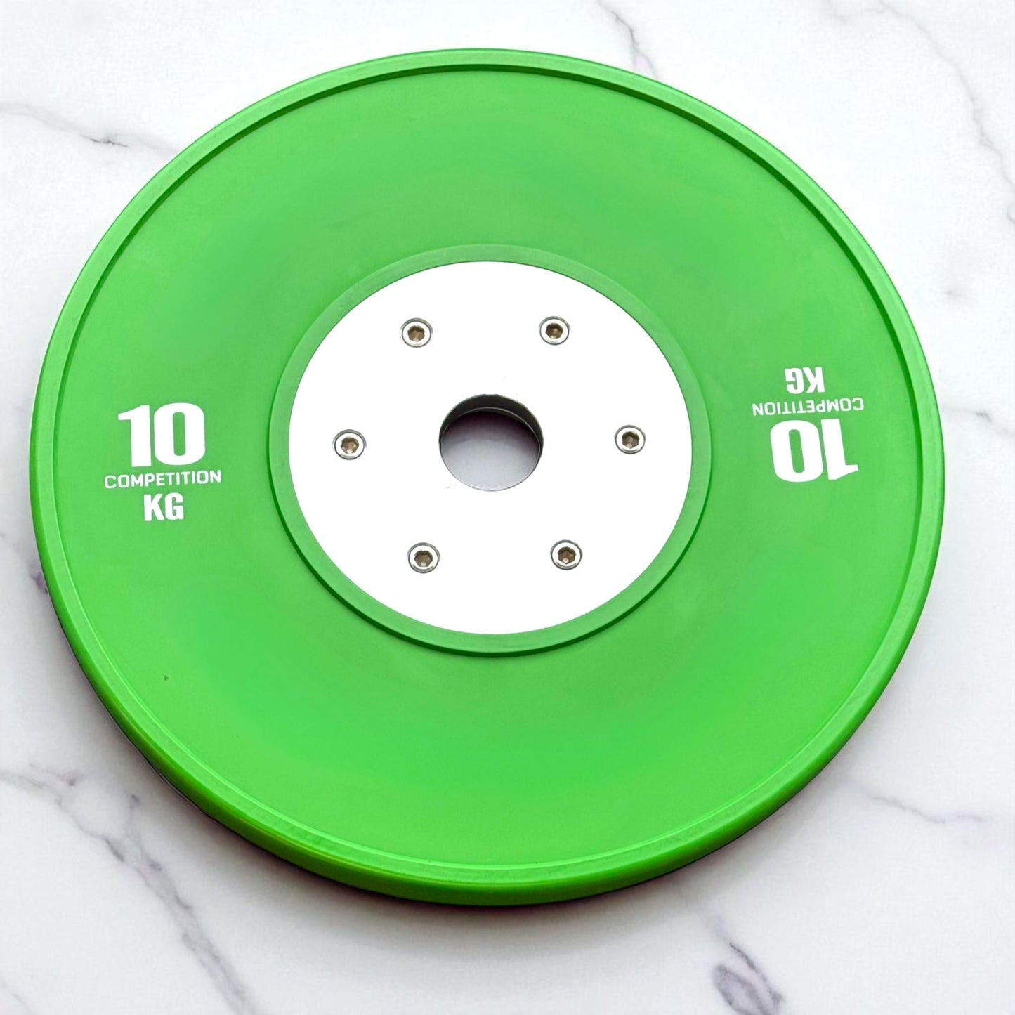 Competition Color Bumper Plates (10kg–25kg) – IWF Standard