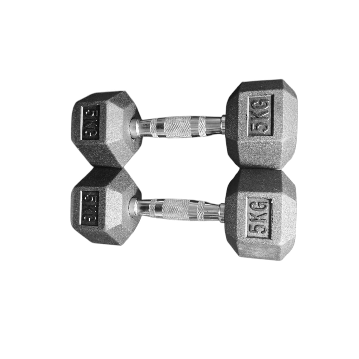 Black Hex Dumbbells