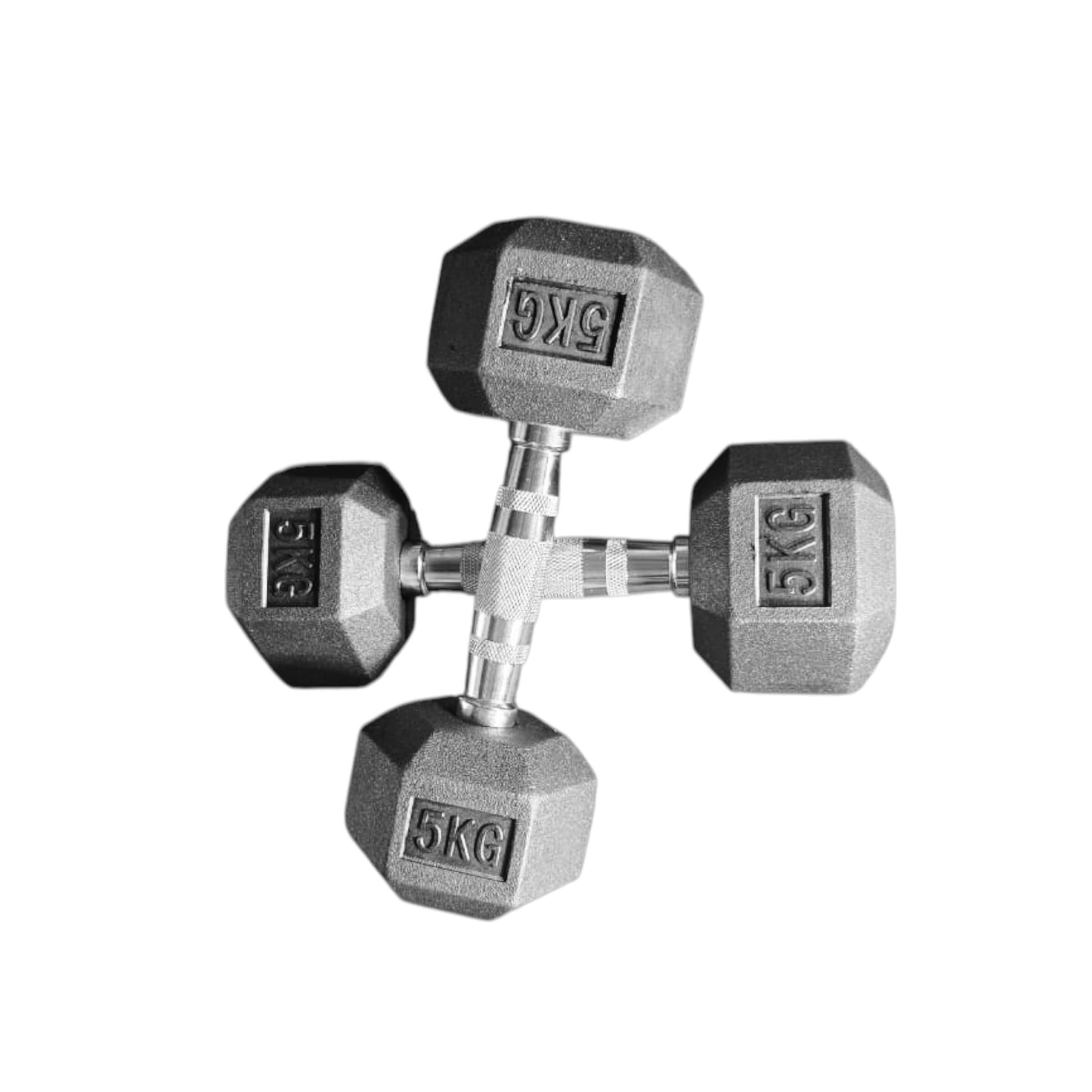 Black Hex Dumbbells