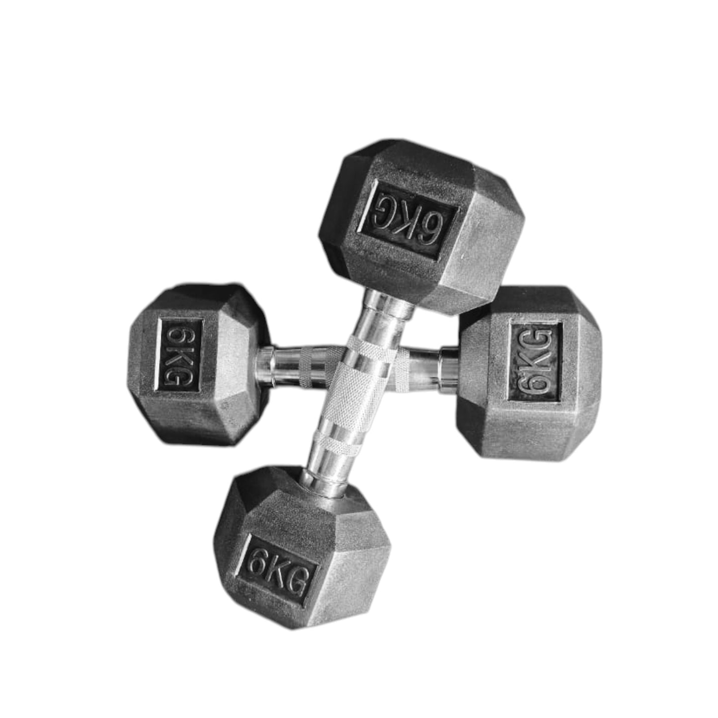 Black Hex Dumbbells