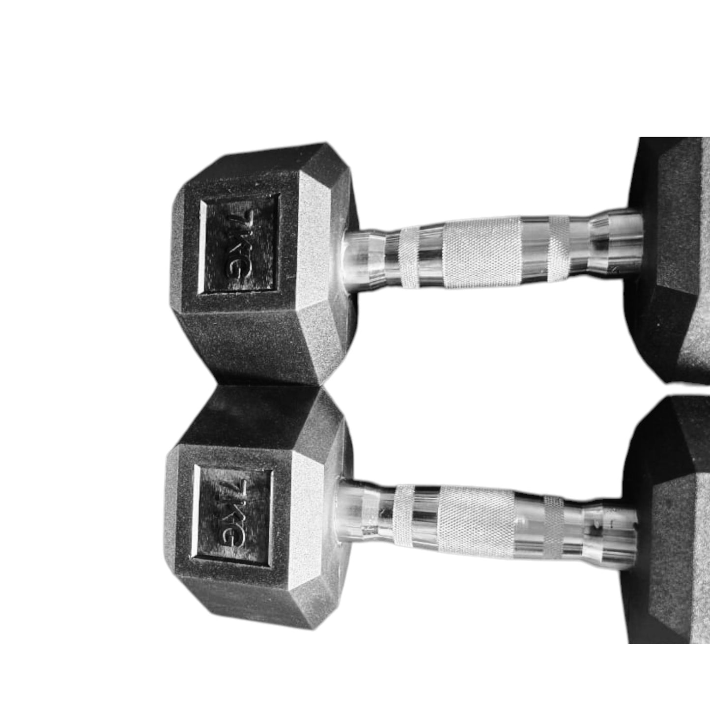 Black Hex Dumbbells