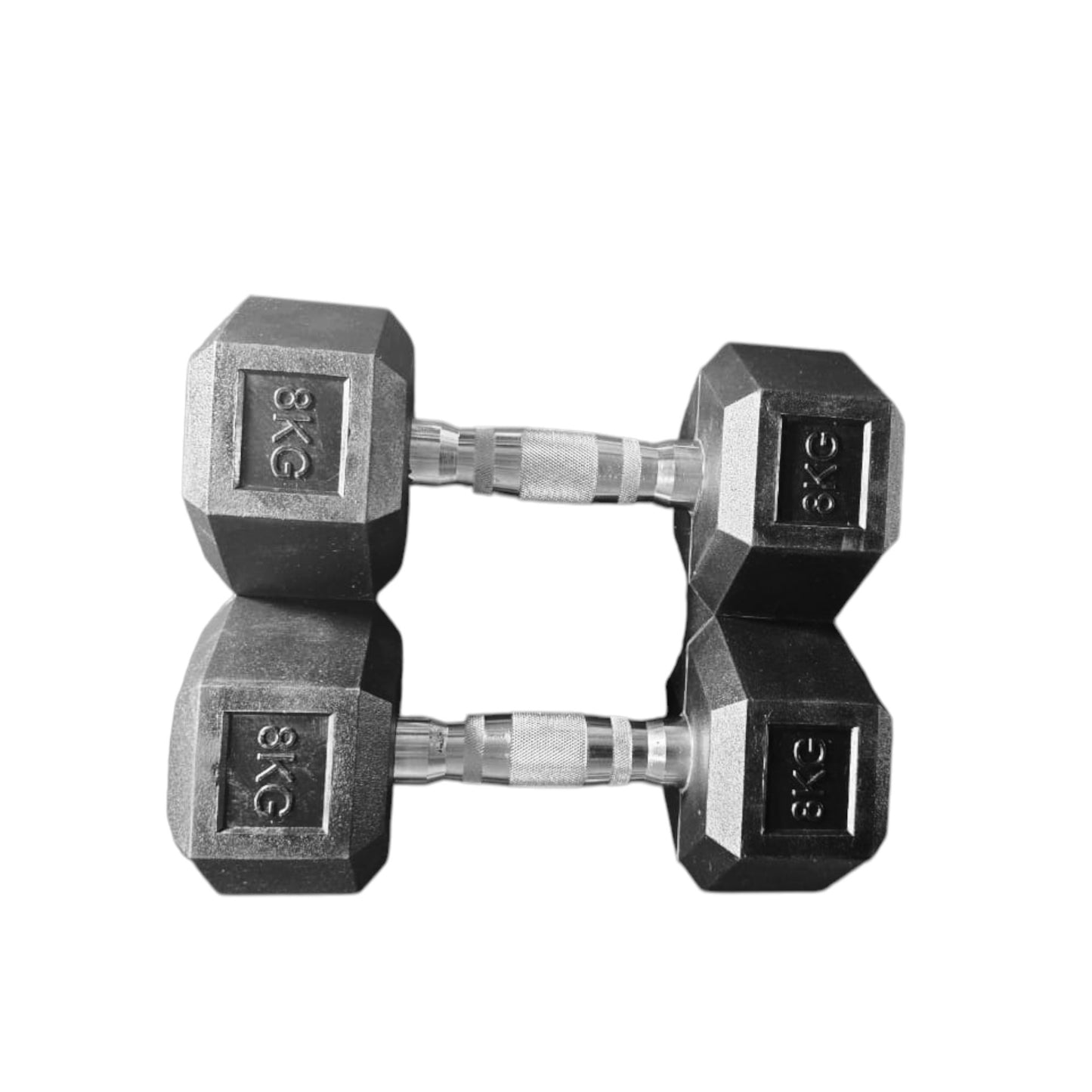 Black Hex Dumbbells