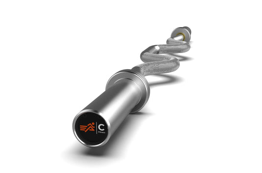 Olympic EZ Curl Barbell – Chrome Finish with Knurled Grip | Australia Force