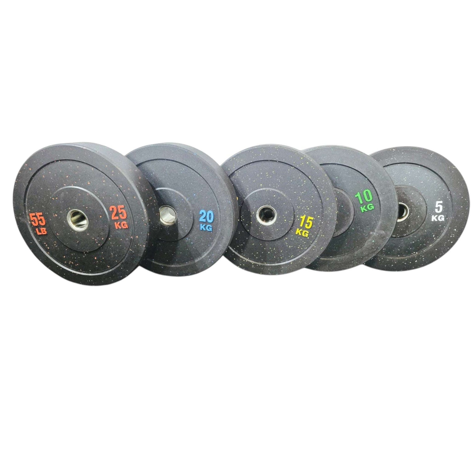 Flake Bumper Plates – Premium Rubber Weight Plates (5kg–25kg)