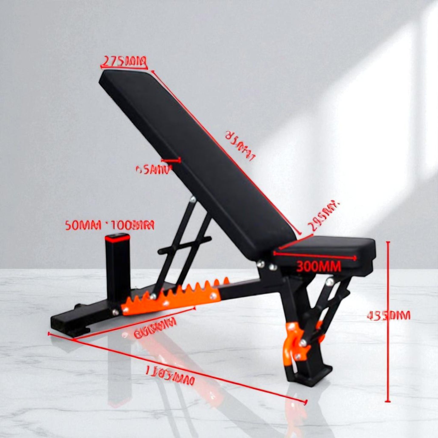 Titan Series Adjustable Weight Bench – 12-Position Heavy-Duty FID Bench