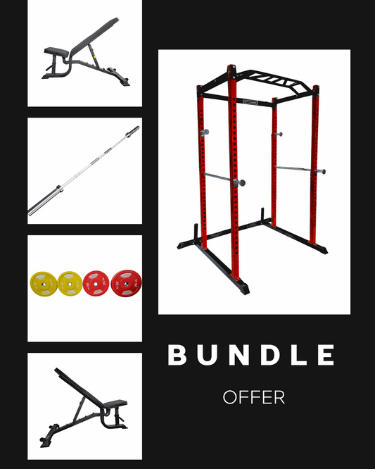 Australia Force Strength & Performance Combo — Bench, Cage and Barbell