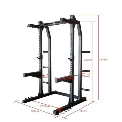 Australia Force Power Rack with Plate Holders | Heavy-Duty Commercial Gym Rack
