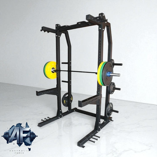Australia Force Power Rack with Plate Holders | Heavy-Duty Commercial Gym Rack