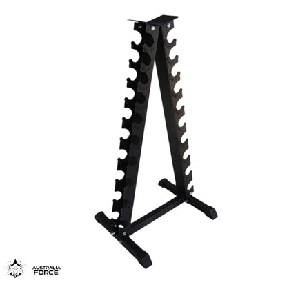 Vertical 10-Pair Dumbbell Rack