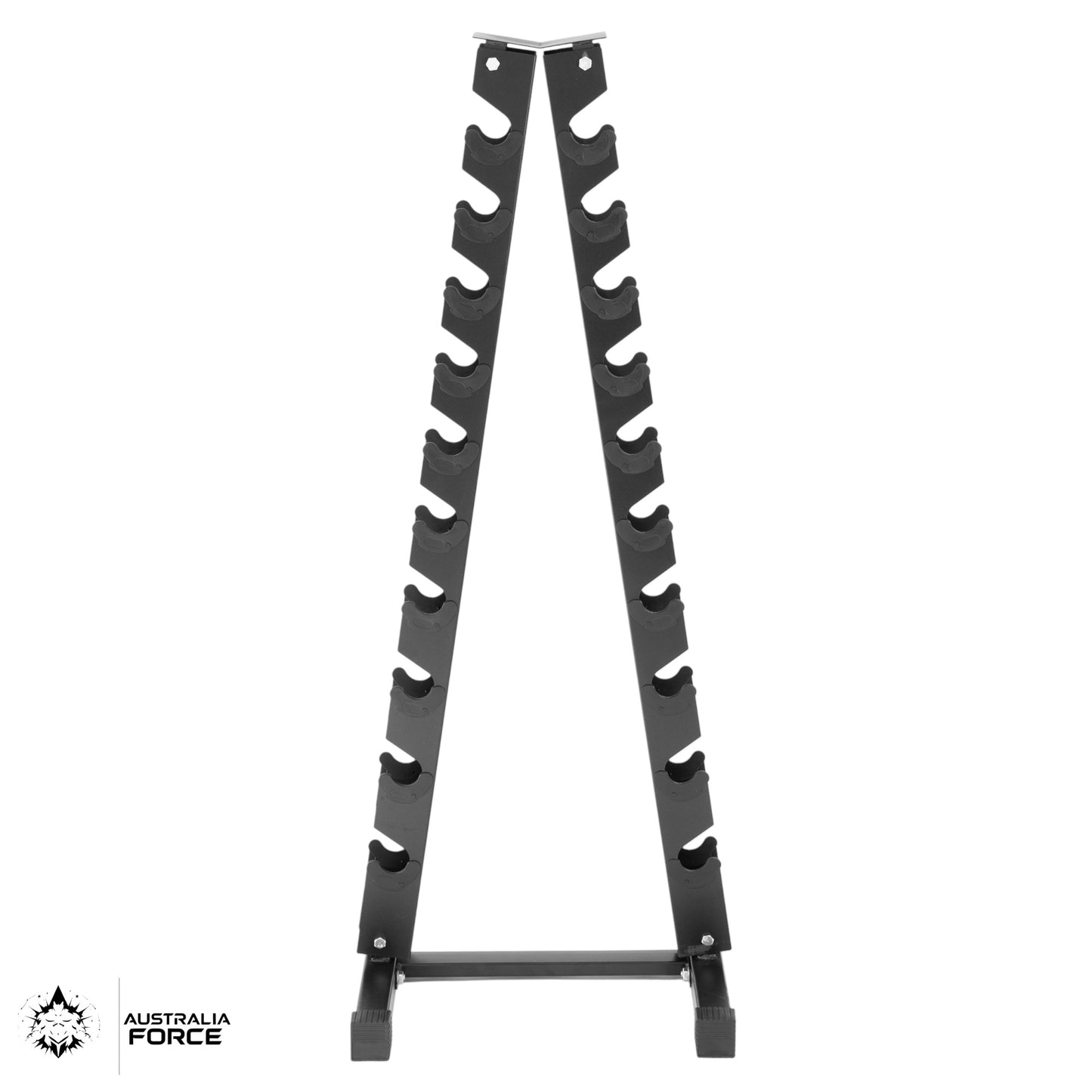 Vertical 10-Pair Dumbbell Rack