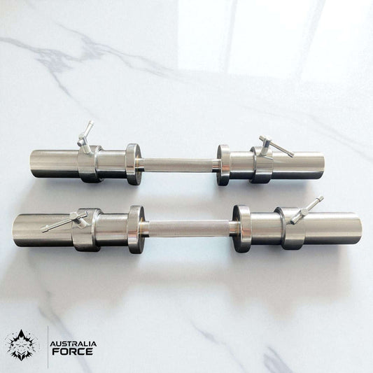 Olympic Dumbbell Handle &amp; Plate Starter Combo